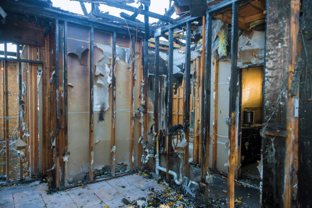 Professional Fire Board Up technician working in Lorton, VA